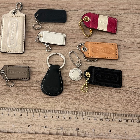 Coach Multicolor Leather Keychain Collection - Picture 7 of 13